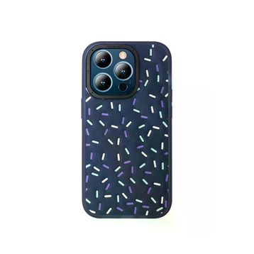 Fuchsia İphone 14 Pro Max Uyumlu Hbc-222 Bern Lacivert Kılıf