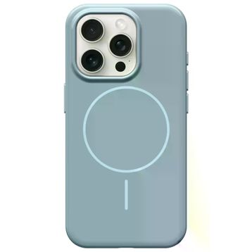Fuchsia İphone 14 Pro Max Uyumlu Hbc-300 Beat Mavi Kablosuz Şarj Özellikli Kılıf