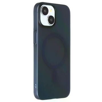 Fuchsia İphone 15 İle Uyumlu Plus Tuna Lacivert Pc Slim Kablosuz Şarj Özellikli Kapak