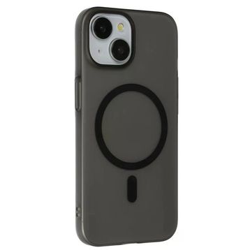 Fuchsia İphone 15 İle Uyumlu Plus Tuna Siyah Pc Slim Kablosuz Şarj Özellikli Kapak