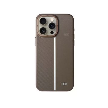 Fuchsia İphone 15 Pro İle Uyumlu Kılıf Hbc-155 Lizbon Gri Kapak