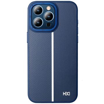 Fuchsia İphone 15 Pro İle Uyumlu Kılıf Hbc-155 Lizbon Lacivert Kapak