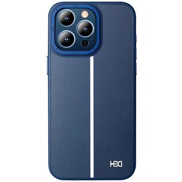 Fuchsia İphone 15 Pro İle Uyumlu Kılıf Hbc-155 Lizbon Lacivert Kapak