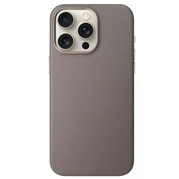 Fuchsia İphone 15 Pro Max İle Uyumlu Hbc-242 Dividing Titan Gri Kablosuz Şarj Özellikli Kapak
