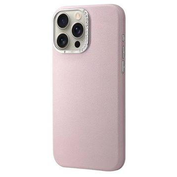 Fuchsia İphone 15 Pro Max İle Uyumlu Hbc-255 Viyana Pembe Kapak