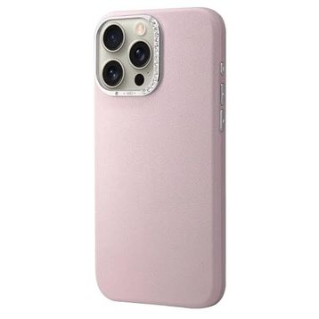 Fuchsia İphone 15 Pro Max İle Uyumlu Hbc-255 Viyana Pembe Kapak