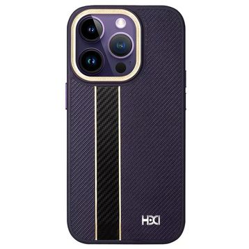 Fuchsia İphone 15 Pro Max Uyumlu Hbc-163 Times Derin Mor Kılıf