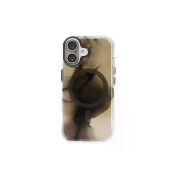 Fuchsia İphone 16 İle Uyumlu Phantom Siyah Kablosuz Şarj Özellikli Kapak