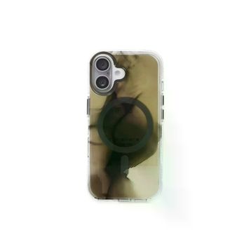 Fuchsia İphone 16 İle Uyumlu Phantom Siyah Kablosuz Şarj Özellikli Kapak