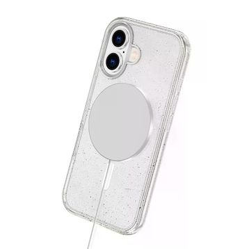 Fuchsia İphone 16 İle Uyumlu Star Turuncu Kablosuz Şarj Özellikli Kapak