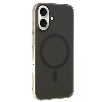 Fuchsia İphone 16 Plus İle Uyumlu Tuna Pc Slim Siyah Kablosuz Şarj Özellikli Kapak
