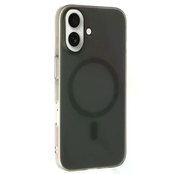 Fuchsia İphone 16 Plus İle Uyumlu Tuna Pc Slim Siyah Kablosuz Şarj Özellikli Kapak