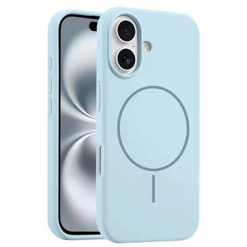 Fuchsia İphone 16 Plus Uyumlu Jully Mavi Kablosuz Şarj Özellikli Kılıf