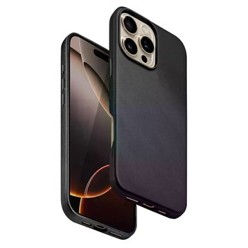 Fuchsia İphone 16 Pro İle Uyumlu Hbc-242 Dividing Siyah Kablosuz Şarj Özellikli Kapak