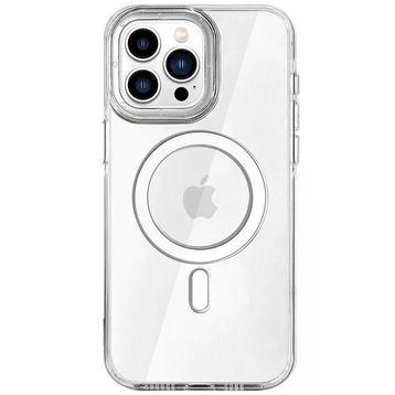 Fuchsia İphone 16 Pro İle Uyumlu Hbc-274 Pc 2.0 Şeffaf Kablosuz Şarj Özellikli Kapak