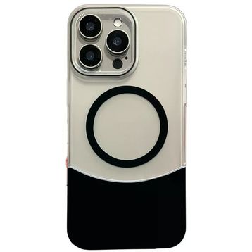 Fuchsia İphone 16 Pro İle Uyumlu Velar Siyah Kablosuz Şarj Özellikli Kapak