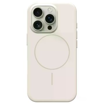 Fuchsia İphone 16 Pro Max Uyumlu Hbc-300 Beat Beyaz Kablosuz Şarj Özellikli Kılıf