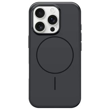 Fuchsia İphone 16 Pro Max Uyumlu Hbc-300 Beat Siyah Kablosuz Şarj Özellikli Kılıf