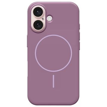 Fuchsia İphone 16 Uyumlu Hbc-300 Beat Mor Kablosuz Şarj Özellikli Kılıf