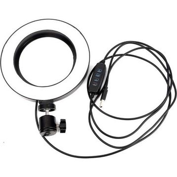 Fuchsia M-16 Işıklı Ring Light Telefon Tutucu