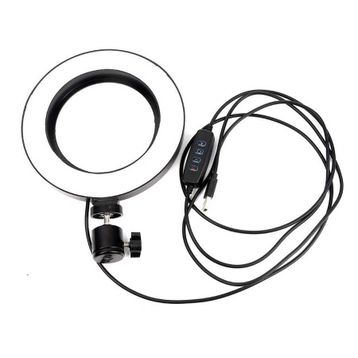 Fuchsia M-16 Işıklı Ring Light Telefon Tutucu