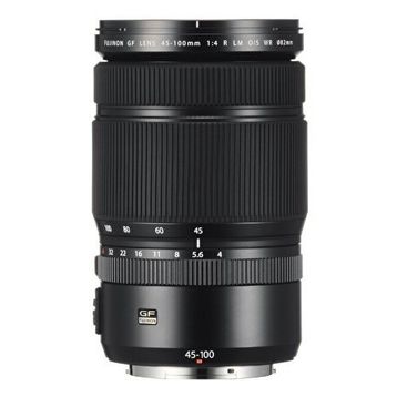 Fujifilm Fujinon GF45-100 mm F4 R LM OIS WR Orta Format Siyah Objektif