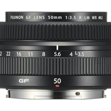 Fujifilm Fujinon GF50 mm F3.5 R LM WR Orta Format Siyah Objektif