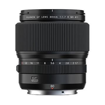 Fujifilm Fujinon GF80 mm F1.7 R WR Orta Format Siyah Lens
