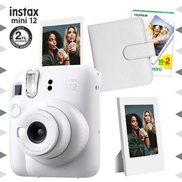 Fujifilm Instax Mini 12 Box Beyaz Dijital Fotoğraf Makinesi