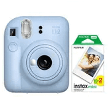 Fujifilm Instax Mini 12 Mavi Dijital Fotoğraf Makinesi + Mini Film