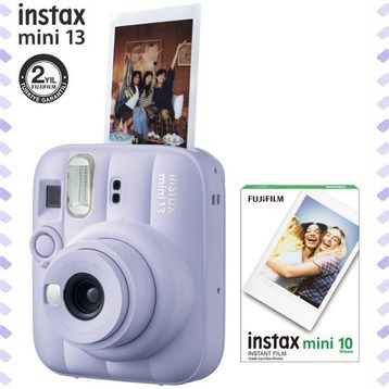 Fujifilm Instax Mini 13 Lila Dijital Fotoğraf Makinesi + 10 Film
