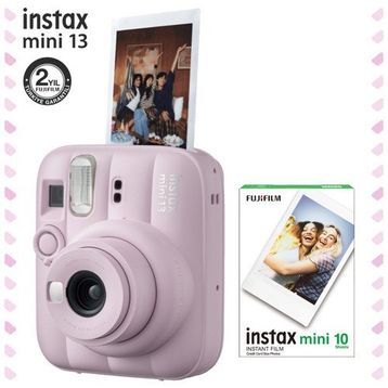 Fujifilm Instax Mini 13 Pembe Dijital Fotoğraf Makinesi + 10 Film