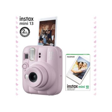 Fujifilm Instax Mini 13 Pembe Dijital Fotoğraf Makinesi + 10 Film