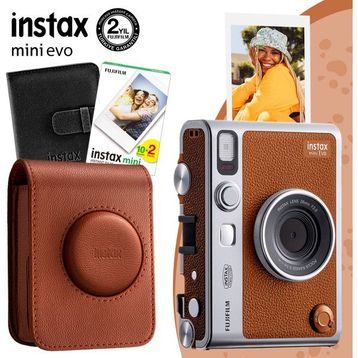 Fujifilm Instax Mini Evo Box Kahverengi Dijital Fotoğraf Makinesi