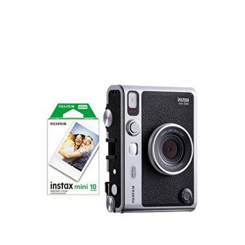Fujifilm Instax Mini Evo Siyah Dijital Fotoğraf Makinesi + 10 Film