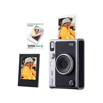 Fujifilm Instax Mini Evo Siyah Dijital Fotoğraf Makinesi + 10 Film