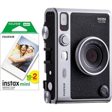 Fujifilm Instax Mini Evo Siyah Dijital Fotoğraf Makinesi + 20 Film