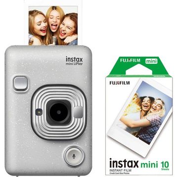 Fujifilm Instax Mini Liplay Beyaz Dijital Fotoğraf Makinesi + 10'lu Film