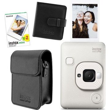 Fujifilm Instax Mini LiPlay Box Sisli Beyaz Dijital Fotoğraf Makinesi