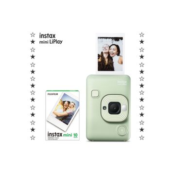 Fujifilm Instax Mini LiPlay Dijital Fotoğraf Makinesi + 10'lu Film