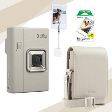 Fujifilm Instax Mini LiPlay Plus Box Bej Dijital Fotoğraf Makinesi