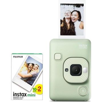 Fujifilm Instax Mini LiPlay Yeşil Dijital Fotoğraf Makinesi + 20'li Film
