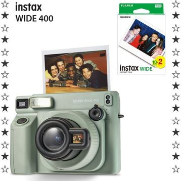 Fujifilm Instax Wide 400 Yeşil Dijital Fotoğraf Makinesi + 20'li Film