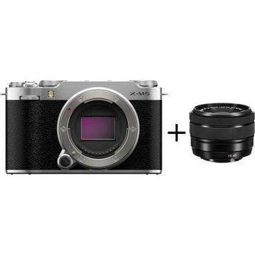 Fujifilm X-M5 + 15-45mm Lens Gümüş Aynasız Fotoğraf Makinesi