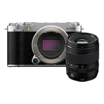 Fujifilm X-M5 + 16-50mm Lens Gümüş Aynasız Fotoğraf Makinesi