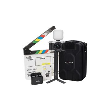 Fujifilm X-M5 + 16-50mm Lens Gümüş Vlogger Kit