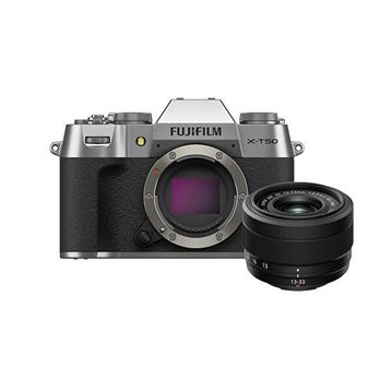 Fujifilm X-T50 + 13-33mm Lens Gümüş Aynasız Fotoğraf Makinesi