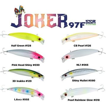 Fujin 018 Pearl Rainbow Glow Joker 97 mm 12.6 gr SSR Floating Maket Balık