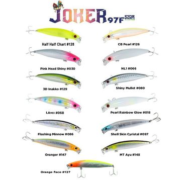 Fujin 018 Pearl Rainbow Glow Joker 97 mm 12.6 gr SSR Floating Maket Balık