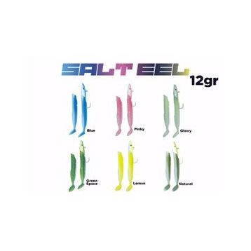 Fujin 021 Blue Glitter Salt Eel 10 cm 12 gr x2 Silikon Yem